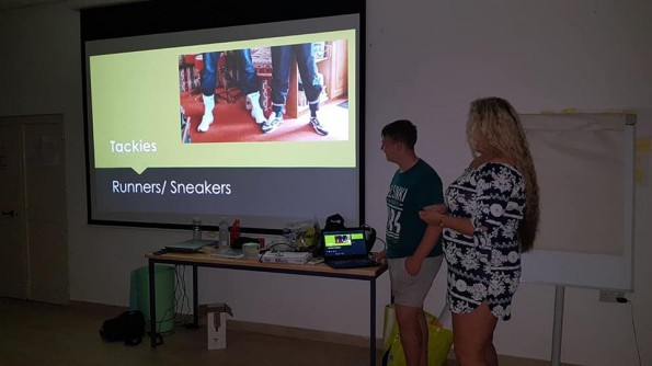 Runners/Tackies: explaining Limerick English to our Maltese friends!