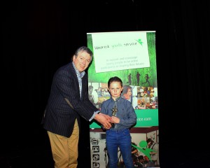 Martin Casey, winner of the Junior Song Category with Maurice Walsh, LYS 