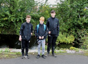 Members of Castleconnell Youth Project at the Canal Bank 