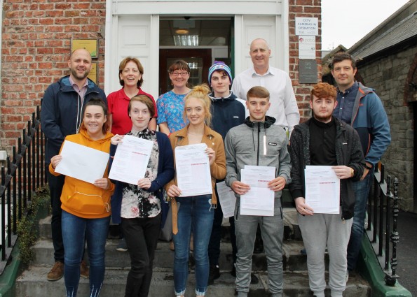 Some members of our Leaving Cert Applied Class 2018 with staff at LYS 