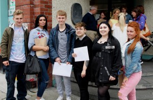 Some of LYS's Leaving Cert Applied Class of 2017 celebrate their results
