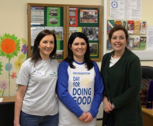 (from left) Lisa Quirke, Rathkeale Youth Space with Karen O'Connor, Regeneron & Fiona O'Grady, LYS CEO at Rathkeale Youth Space 