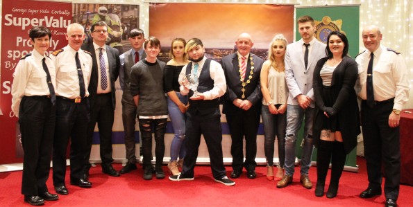 Members of LYS' Express Yourself Group who were honoured at the Garda Youth Awards 2016 